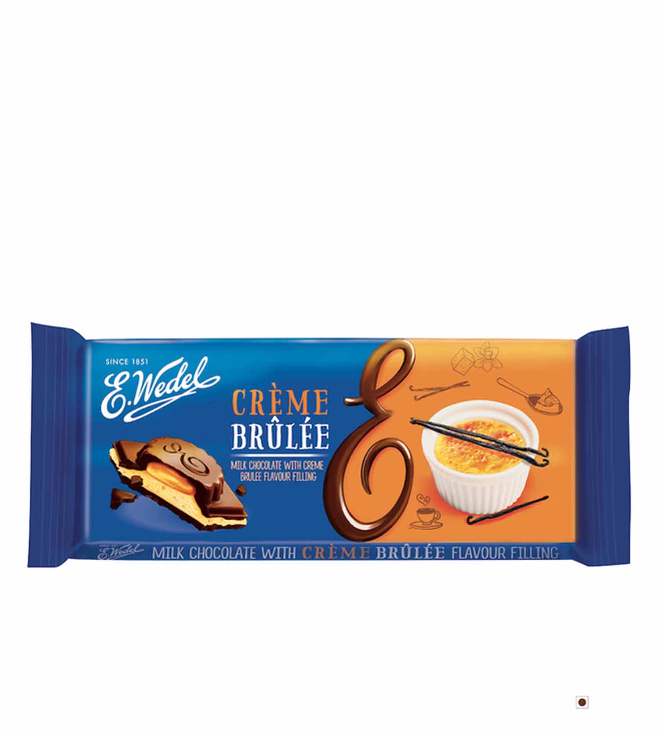 Wedel Creme Brulee Filled Milk Chocolate Bar 289g